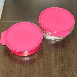 New Authentic Tupperware Big Wonders Bowl Set of 2  Containers 2.5 cup